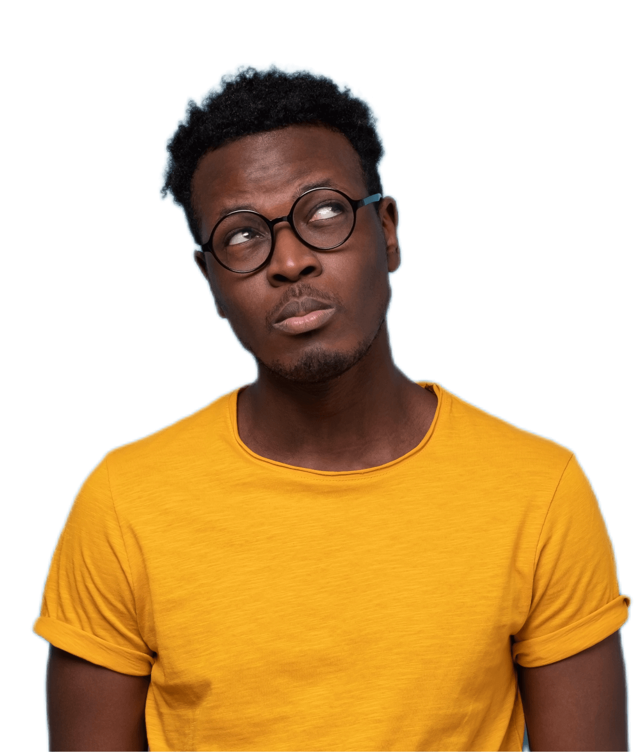 Image showing a man thinking