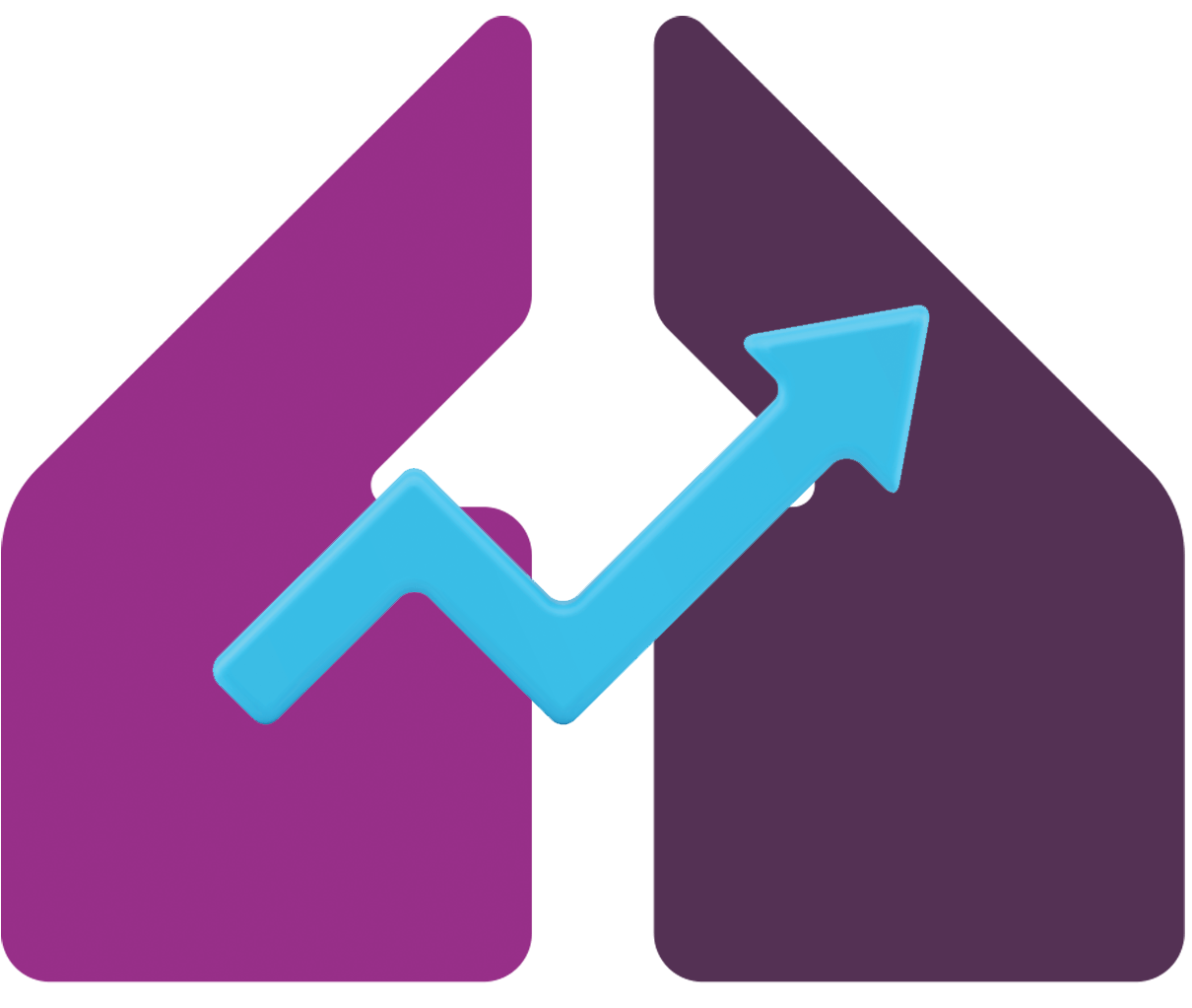 Image showing the logo with a growing arrow on top