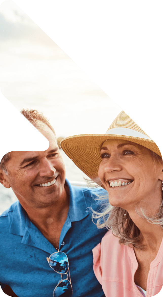 Image showing a smling older couple