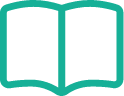Icon showing an open book