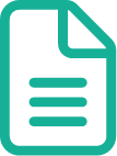 Icon showing a report