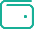 Icon showing a wallet