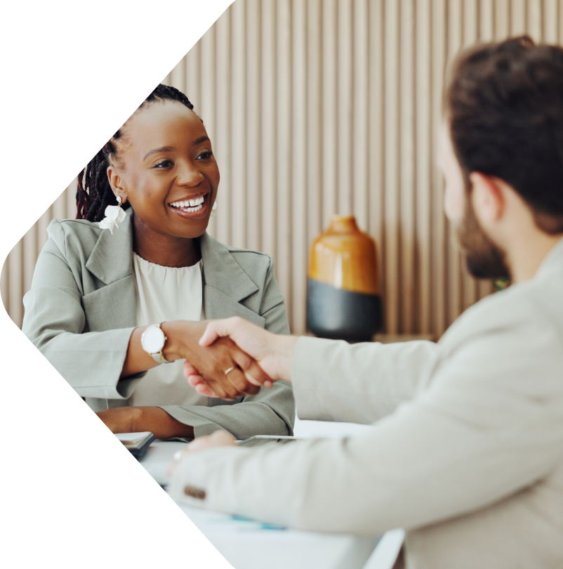Image showing a man with an adviser
