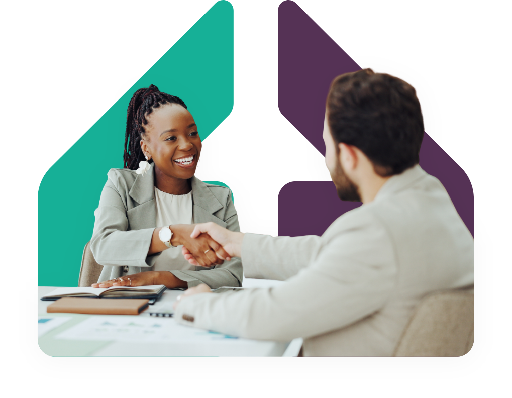 Image showing a man with an adviser