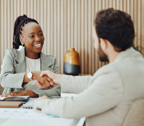 Image showing a man with an adviser