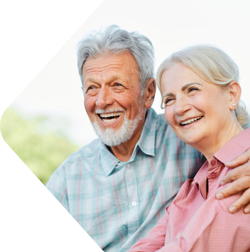 Image showing a smiling older couple
